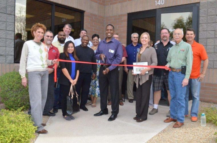 Main Street ribbon cutting